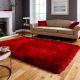 Luxury Red Handwoven Hall Rug